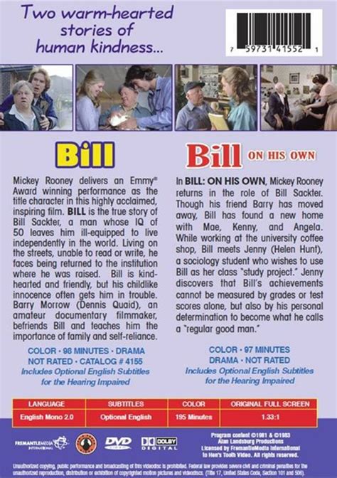 Bill Bill On His Own Double Feature Dvd Dvd Empire