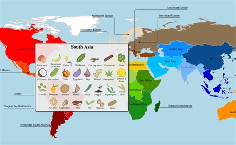 A Map Of Where Your Food Originated May Surprise You Kpbs Public Media