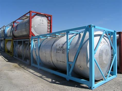 Stainless Steel 20 Feet Iso Tank Container For Storage Capacity 20