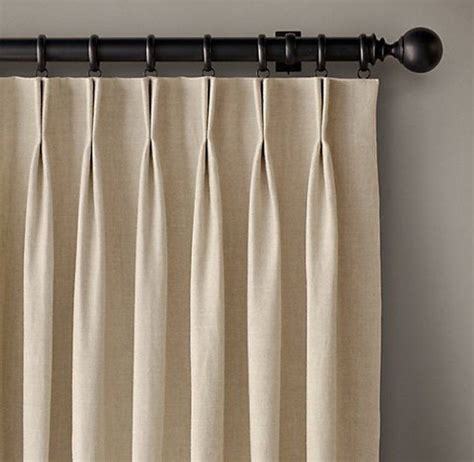 Best 2 Pinch Pleat Curtains Off White Lined
