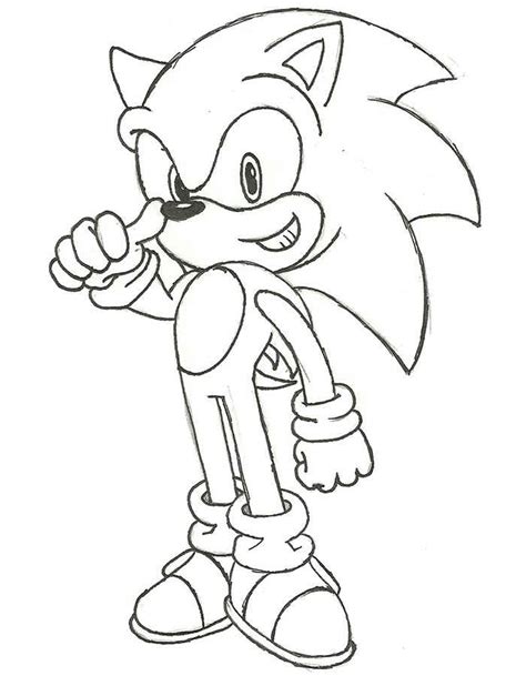 Sonic Coloring Pages 100 Pictures Print For Free For Children