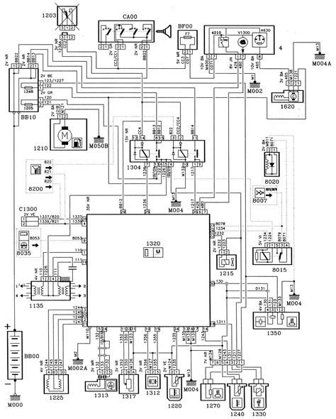 Power distribution 1/2 wiring diagram: 1992 Mack E7 Wiring Diagram