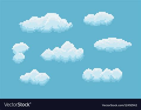 Cloud Pixel Art