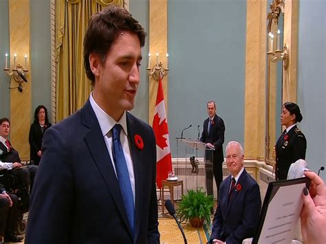 Justin Trudeau Sworn In As Canada S New Prime Minister