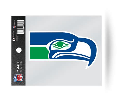 Seattle Seahawks Retro Logo Static Cling Sticker New Window Or Car