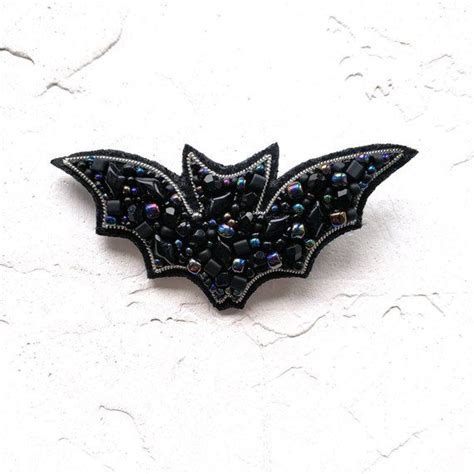Free Shipping Halloween Brooch Bat Jewelry Bat Brooch Etsy