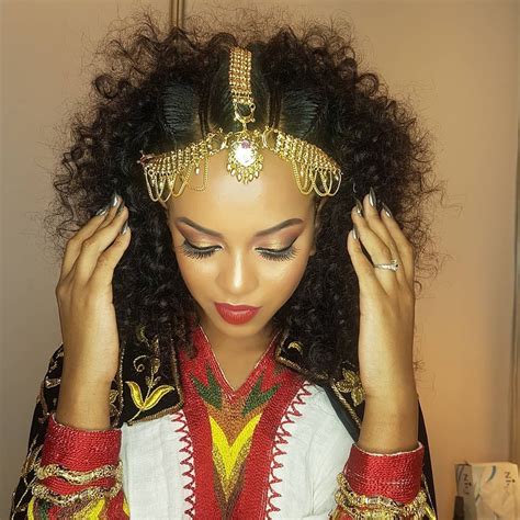 Regram Via Habeshamakeupartists Ethiopian Hair Ethiopian Dress