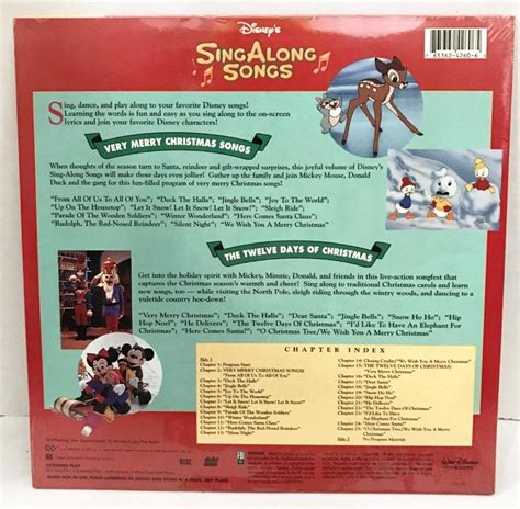 Disneys Sing Along Songs Vol 6 Very Merry Christmas Songsthe Twelv