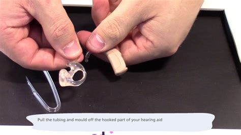 Changing The Tube On Your Hearing Aid Earmould Youtube