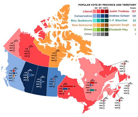 2015 Canadian Election Map Canada Federal Election Results Map