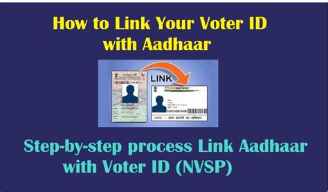 How To Link Voter Id With Aadhaar Step By Step Process Link Aadhaar Card To Voter Id Epic Online