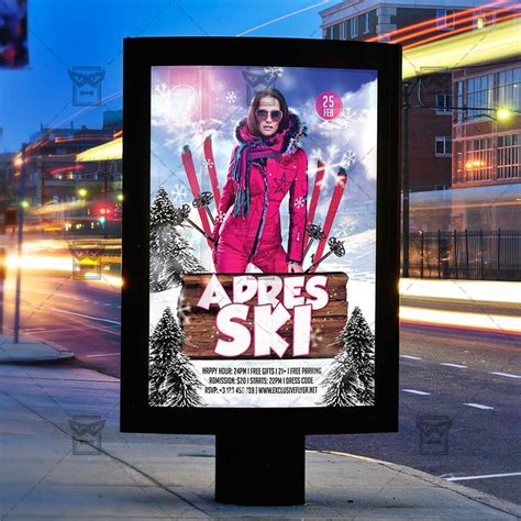 In this package you'll find 1 photoshop file. Apres Ski Party - Seasonal A5 Flyer Template ...