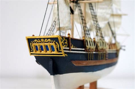 Wooden Ship Model Hms Bounty Assembled From Constructo Kit Model Kits Cars Ships Airplanes