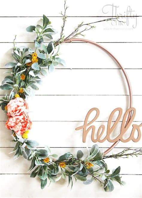 Inspiring Hula Hoop Wreath Ideas To Make For Any Season Diy Spring