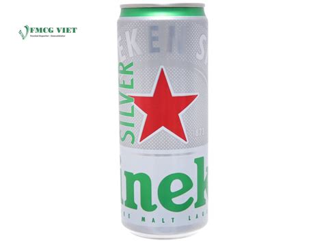 Heineken Beer Sleek Can 330ml Silver X24 Wholesale Exporter Fmcg Viet