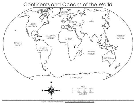 Continents Color Pages Label The Continents Coloring Page Crayola