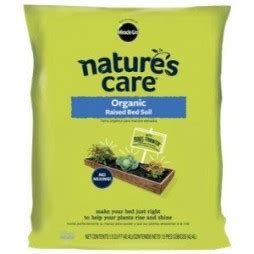 Apply when planting flowers, vegetables and herbs outdoors (not in containers), or when preparing soil in outdoor gardens and landscape beds. Miracle-Gro Nature's Care Organic Raised Bed Soil Bowen's ...