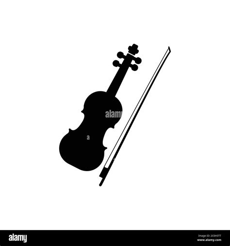 Icono De Violín Ilustración Vectorial De Diseño Imagen Vector De Stock