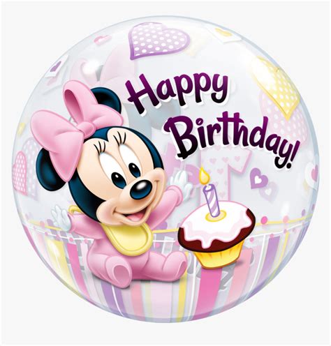 Minnie Mouse Clipart 1st Birthday Happy Birthday 1st Girl Hd Png