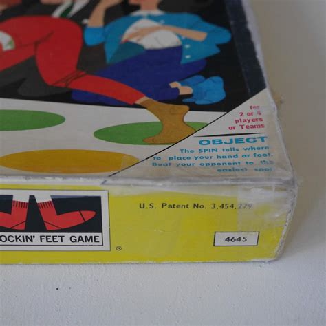 Vintage 1960s Twister Board Game By Milton Bradley Etsy Uk