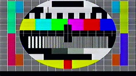 Tv Static Noise Color Bars Stock Footage Video 100