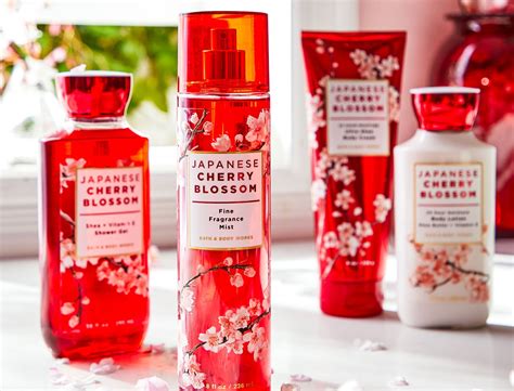 Bath And Body Works Japanese Cherry Blossom Signature Collection
