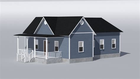 Basic House Free 3d Models Download Free3d