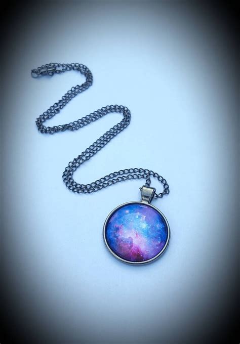 Galaxy Nebula Space Necklace Etsy