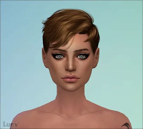 Sims 4 Hairs Mertiuza Simpliciatys Ellie Hair Retextu
