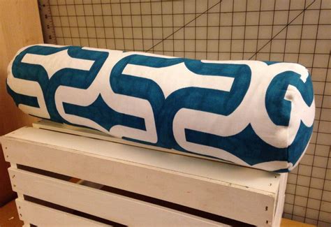 Made with a microsuede fabric cover and polyester fill, each piece strikes a cylindrical silhouette measuring 8'' h x 21'' w x 8 d. Bolster Pillow Cover Teal Fabric | Bolster pillow, Teal ...
