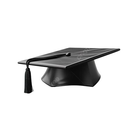 Sombrero De Graduación De Renderizado 3d Aislado útil Para La Educación