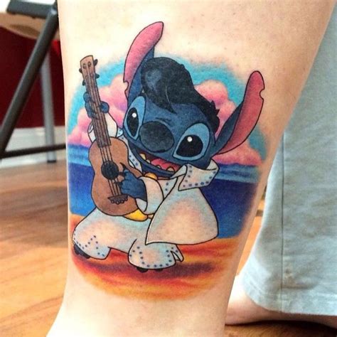 Elvis Stitch Disney Stitch Tattoo Niedlich Tattoos König Tattoos
