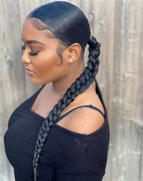 This Easy Ponytail Braid Hairstyles For Black Hair Trend This Years