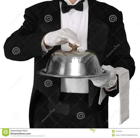 Dinner Is Served Stock Photo Image Of Path Gloves Waiter 11185454