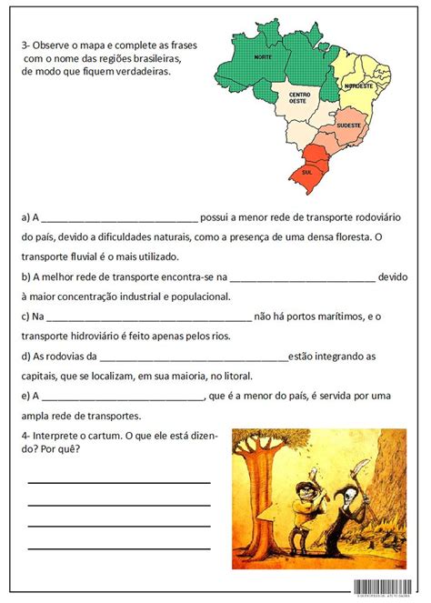 Pin De Elisane De Em Atividades 4ano Atividades De Geografia