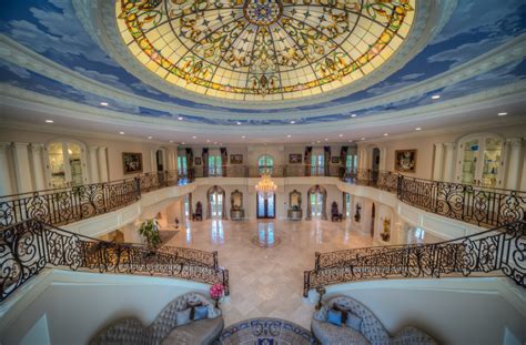 Mediterranean Mansion In Houston Tx With Amazing Foyer Homes Of The Rich