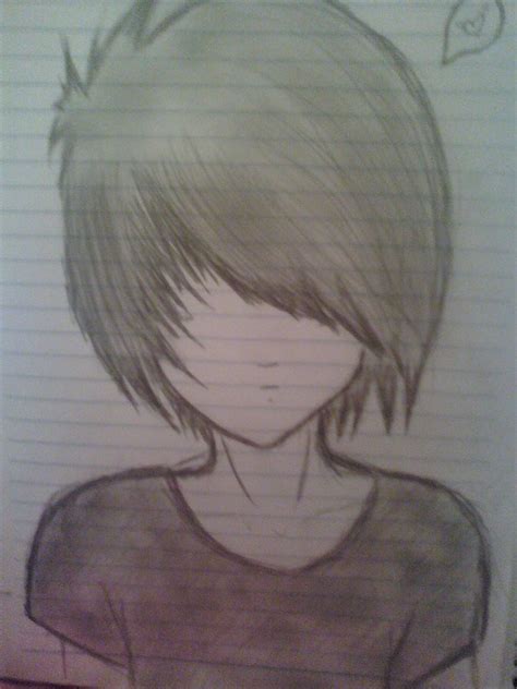 The sides of the face are drawn in a sweeping motion. Sad Guy Drawing at GetDrawings | Free download