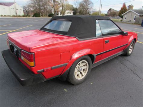 1984 Toyota Celica Gts Convertible Manual Transmission Low 137k Miles Classic Toyota Celica