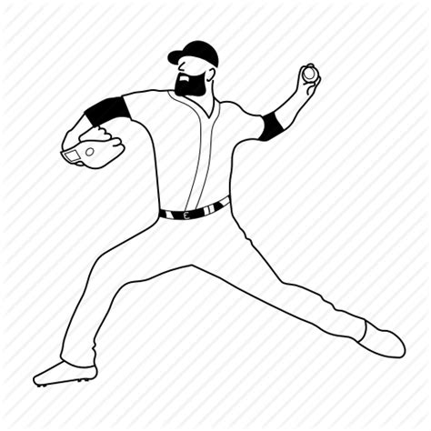 Baseball Pitcher Drawing At Getdrawings Free Download