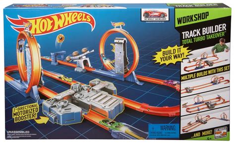 Vehicle Playsets Hot Wheels Builder Total Turbo Takeover Track Set