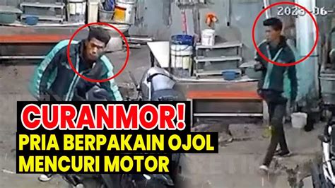 VIRAL MALING APES 2023 Curanmor Berkedok Ojol Beraksi Dimalama Hari