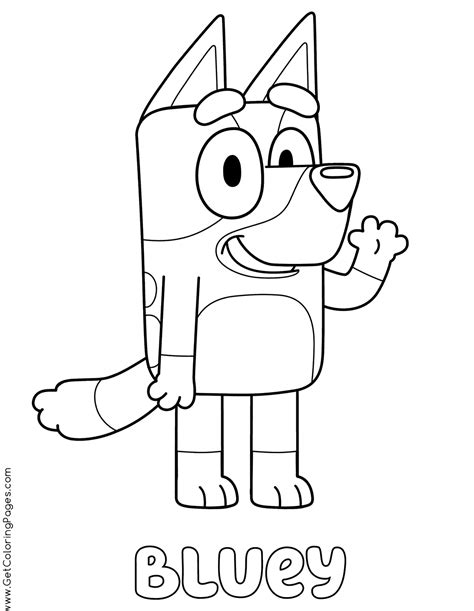 20 Disney Junior Bluey Coloring Pages