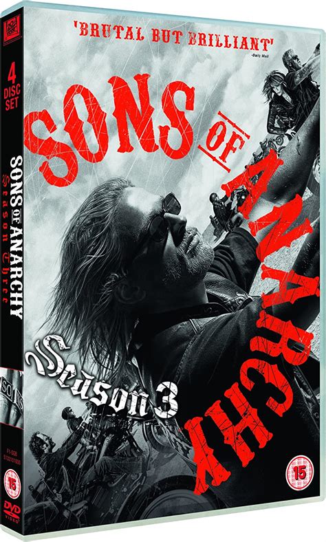 Sons Of Anarchy Season 3 Dvd Uk Charlie Hunnam Ron