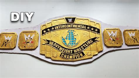 How To Make Intercontinental Championship Title Belt 2011 19 Version