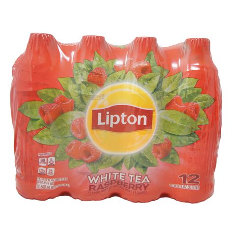 Lipton White Tea Raspberry 169 Oz 12 Pack