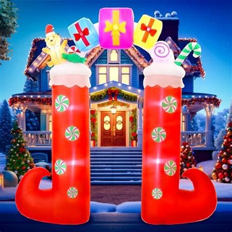 Outsunny 9ft Christmas Inflatables Outdoor Decorations