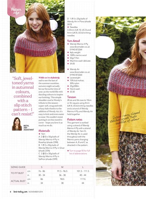 Knit Today Magazine November 2014 Subscriptions Pocketmags