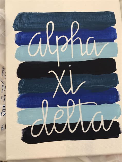 Alpha Xi Delta Canvas Tri Delta Alpha Xi Delta Alpha Xi