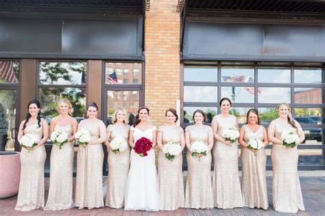 This All Cream Bridal Party Chose Gowns That Complemented Each Other