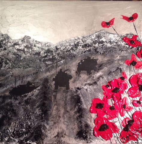 Patrol Of Honour By Jacqueline Hurley War Poppy Collection No13 Port